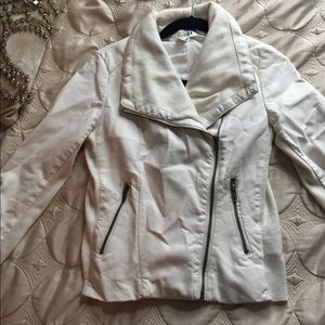 White Leather Jacket
